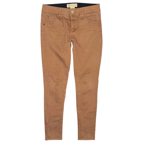 Democracy Ab Technology Stretch Brown Skinny Jeans Pants Women’s Size 4 - Picture 1 of 11
